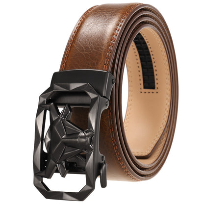 Leather Belt Alloy Automatic Buckle