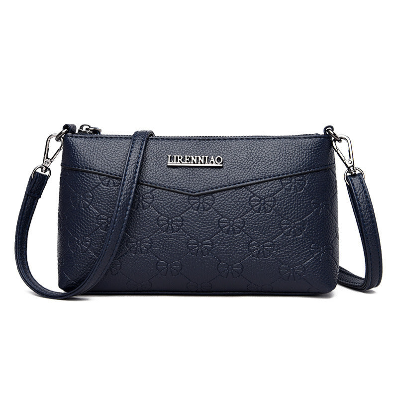 Embossed Pu Texture Shoulder Bags