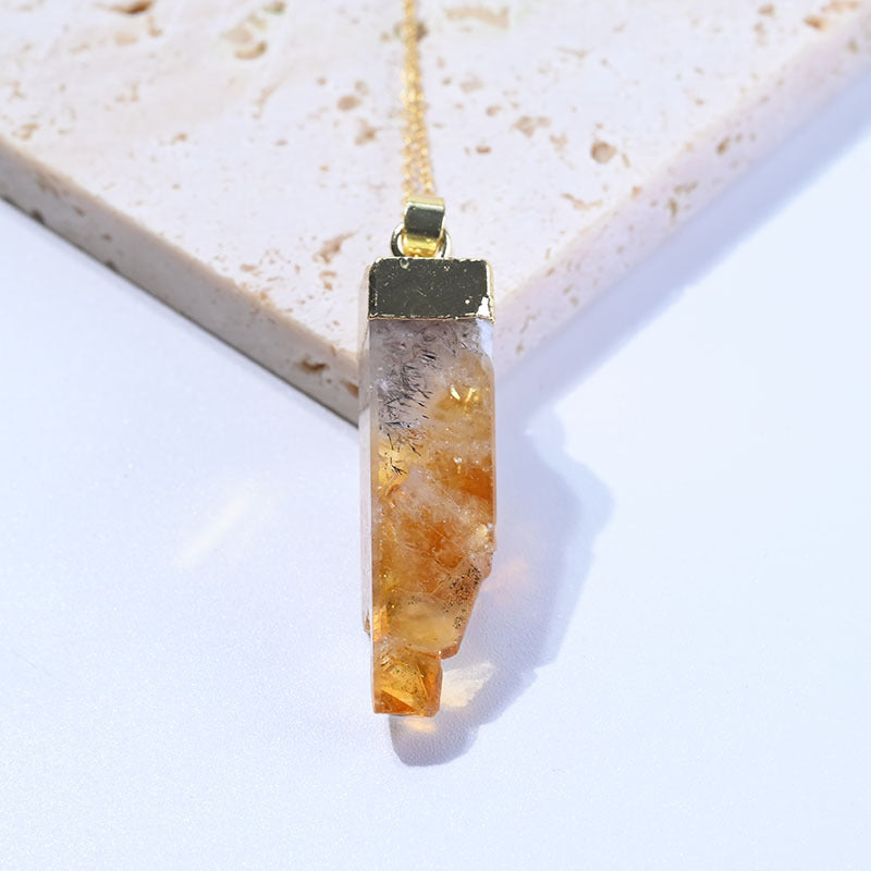 Citrine Stone Necklaces