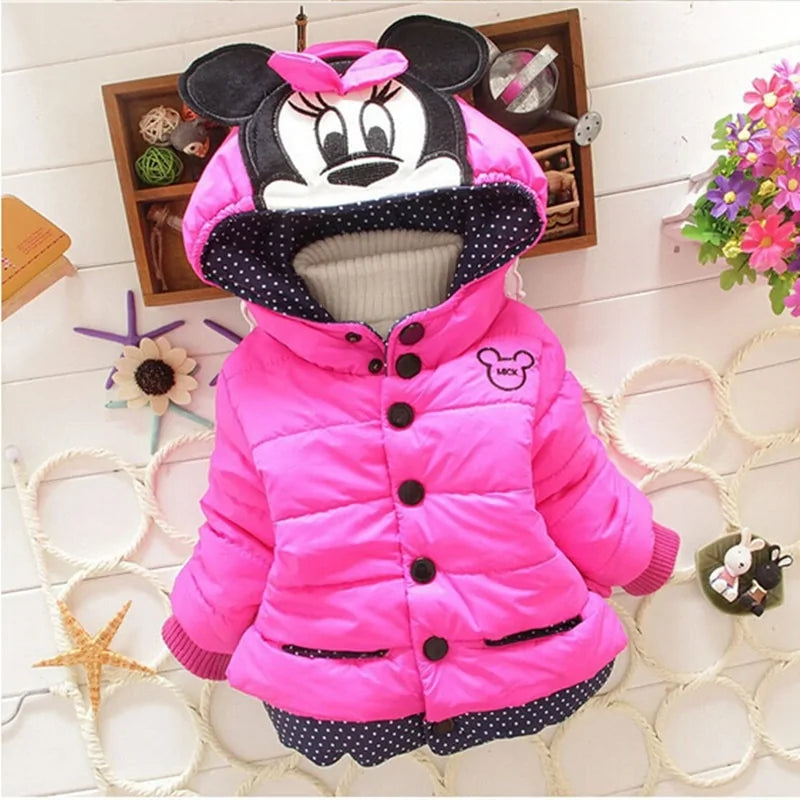 New Girls jackets fashion Minnie cartoon Clothing coats