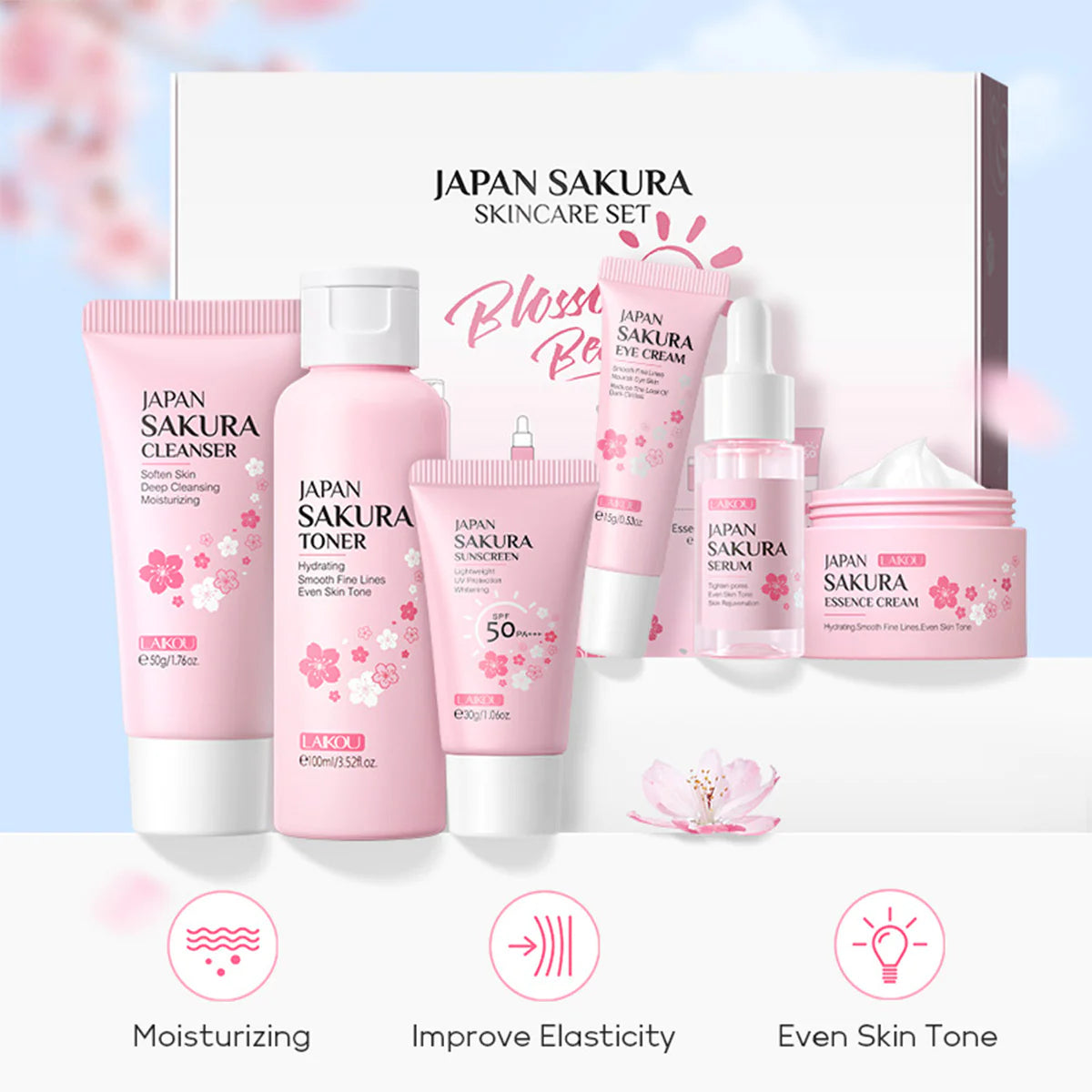 Japan Sakura Skincare Gift Set