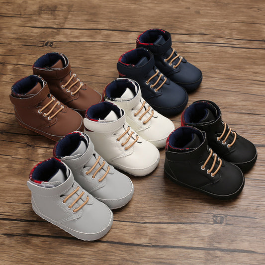 Baby Toddler Shoes High-top Soft Sole Baby Fashion Leisure