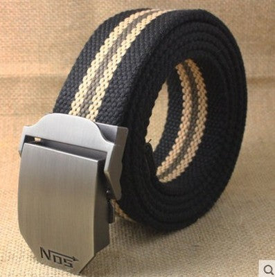 Canvas alloy buckle belts