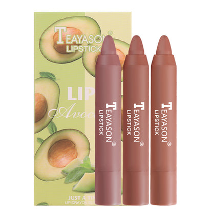 Makeup Crayon Lipstick 3-Pack Small Set