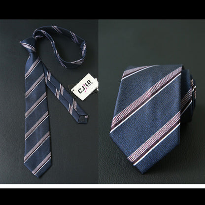 Male business striped retro suit ties