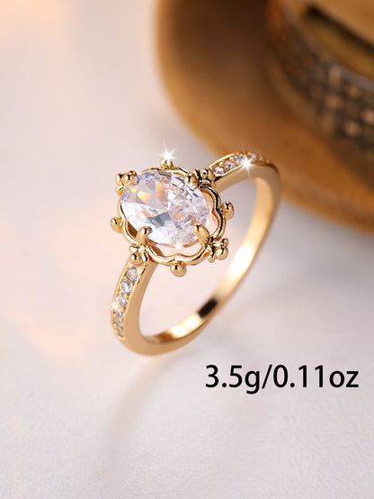 Elegant Zircon Ring