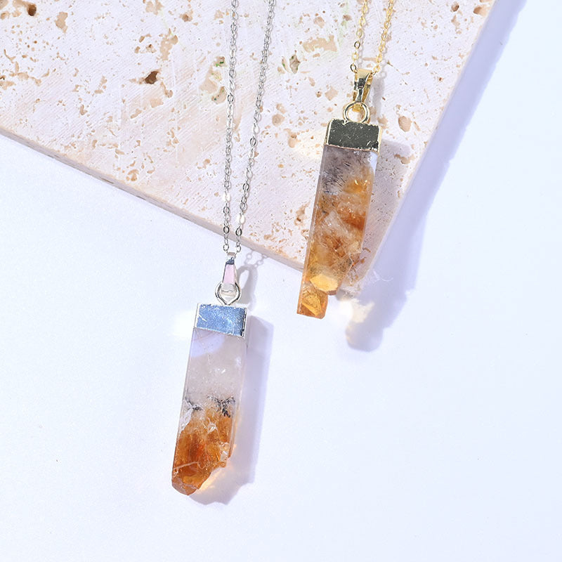 Citrine Stone Necklaces