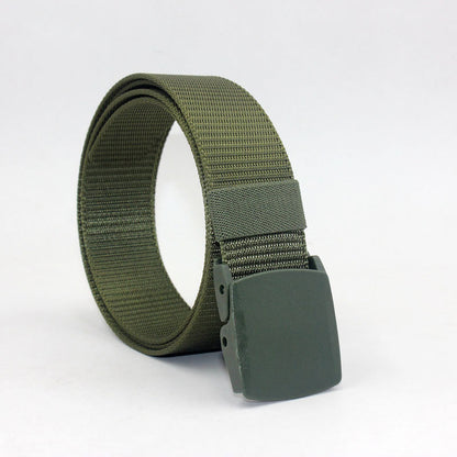 Plastic buckle without iron and magnetic belt