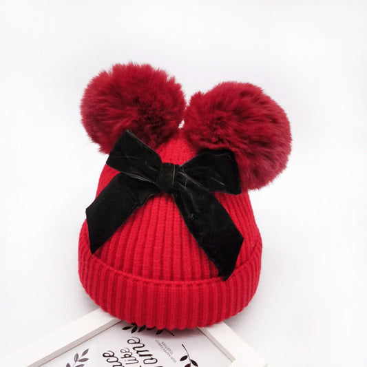 Autumn and winter children's baby hats