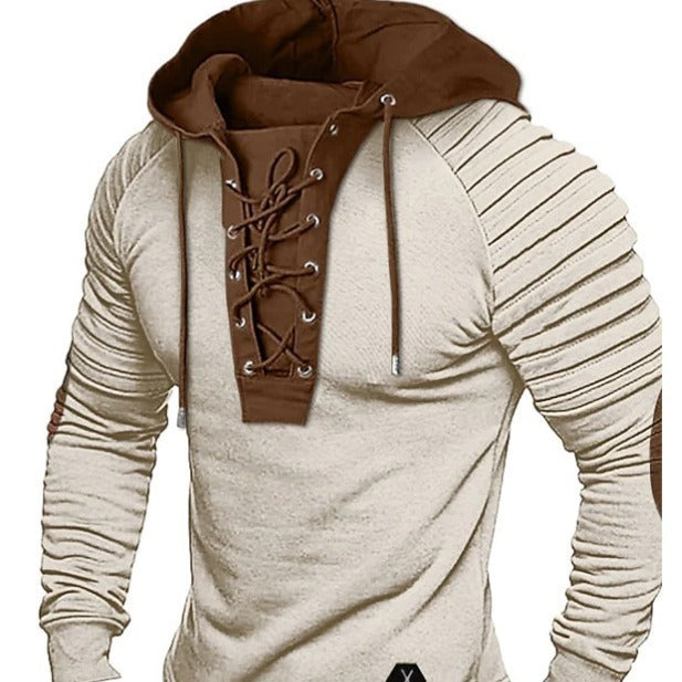 Spring And Autumn Hooded Bronzing Sweatshirts