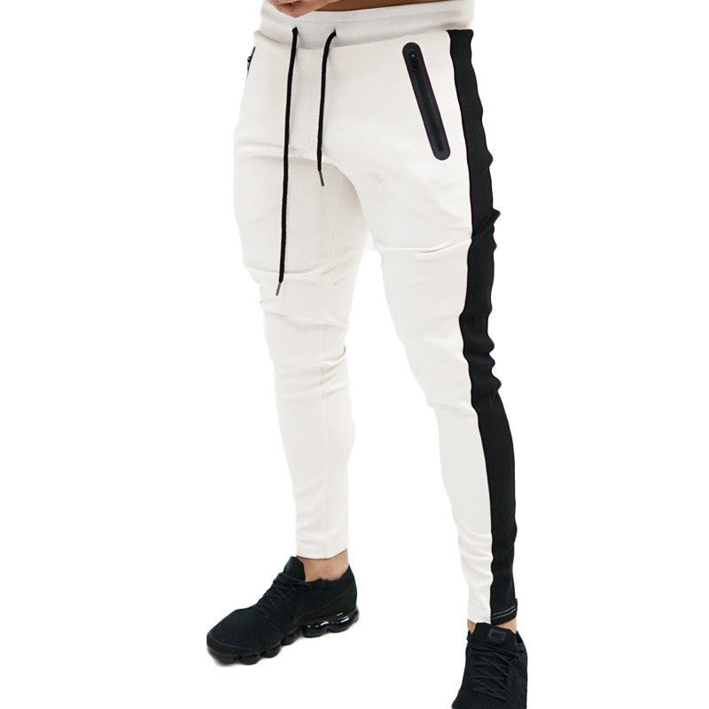 Close-fitting Stretch Lace-up Trackpants