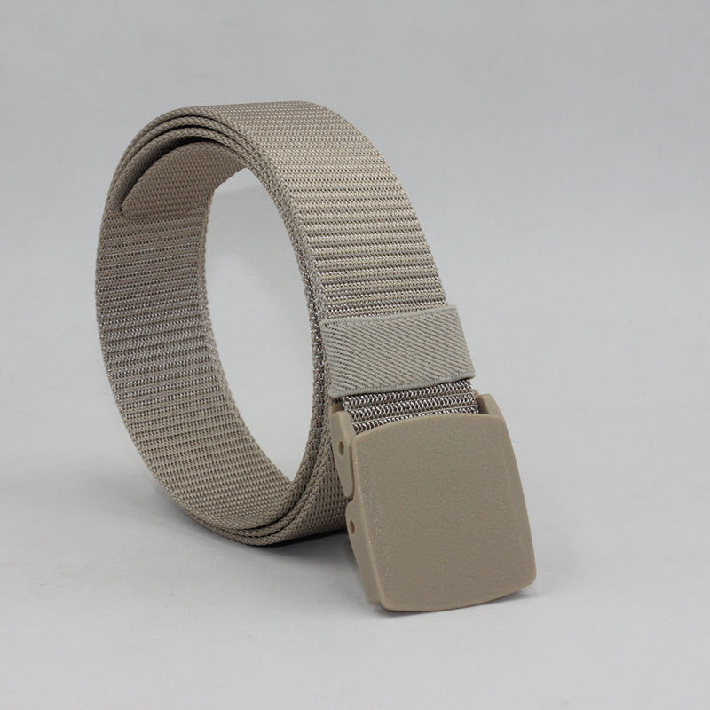 Plastic buckle without iron and magnetic belt