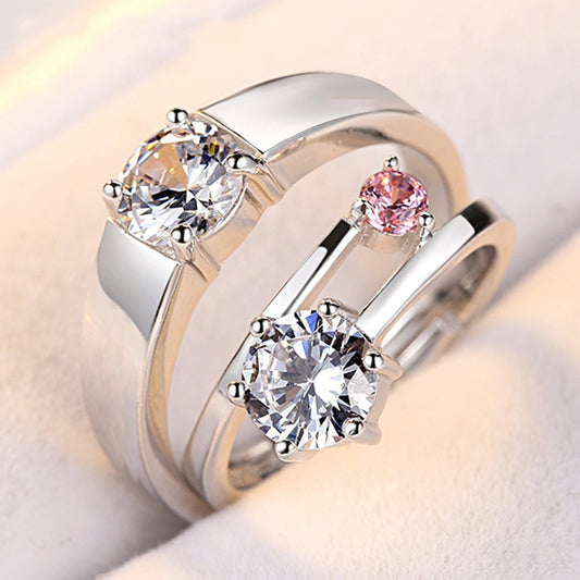 Couple Rings Zircon