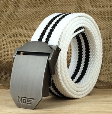 Canvas alloy buckle belts