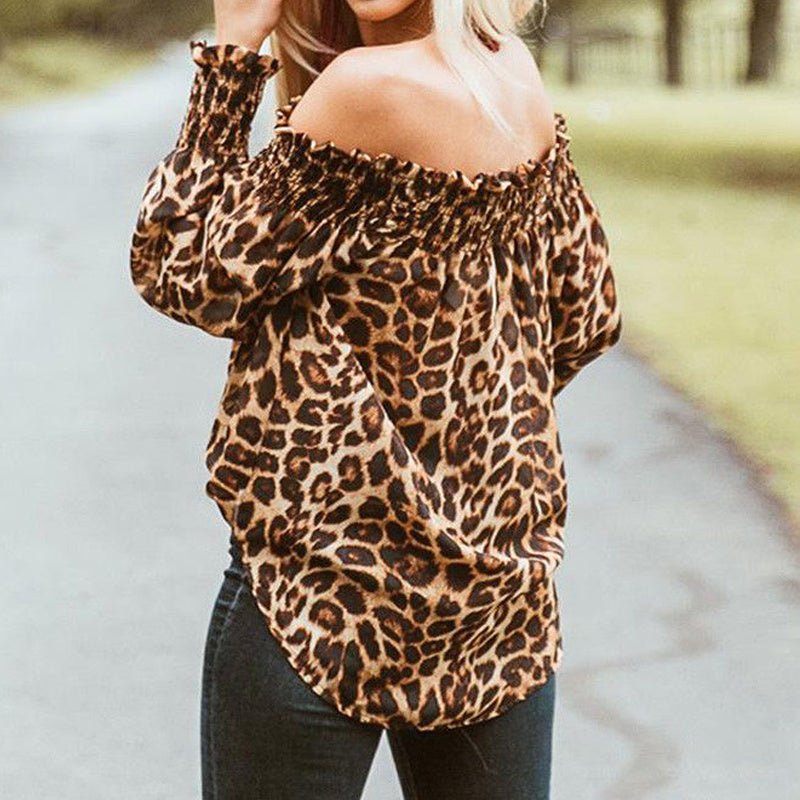 Leopard print top