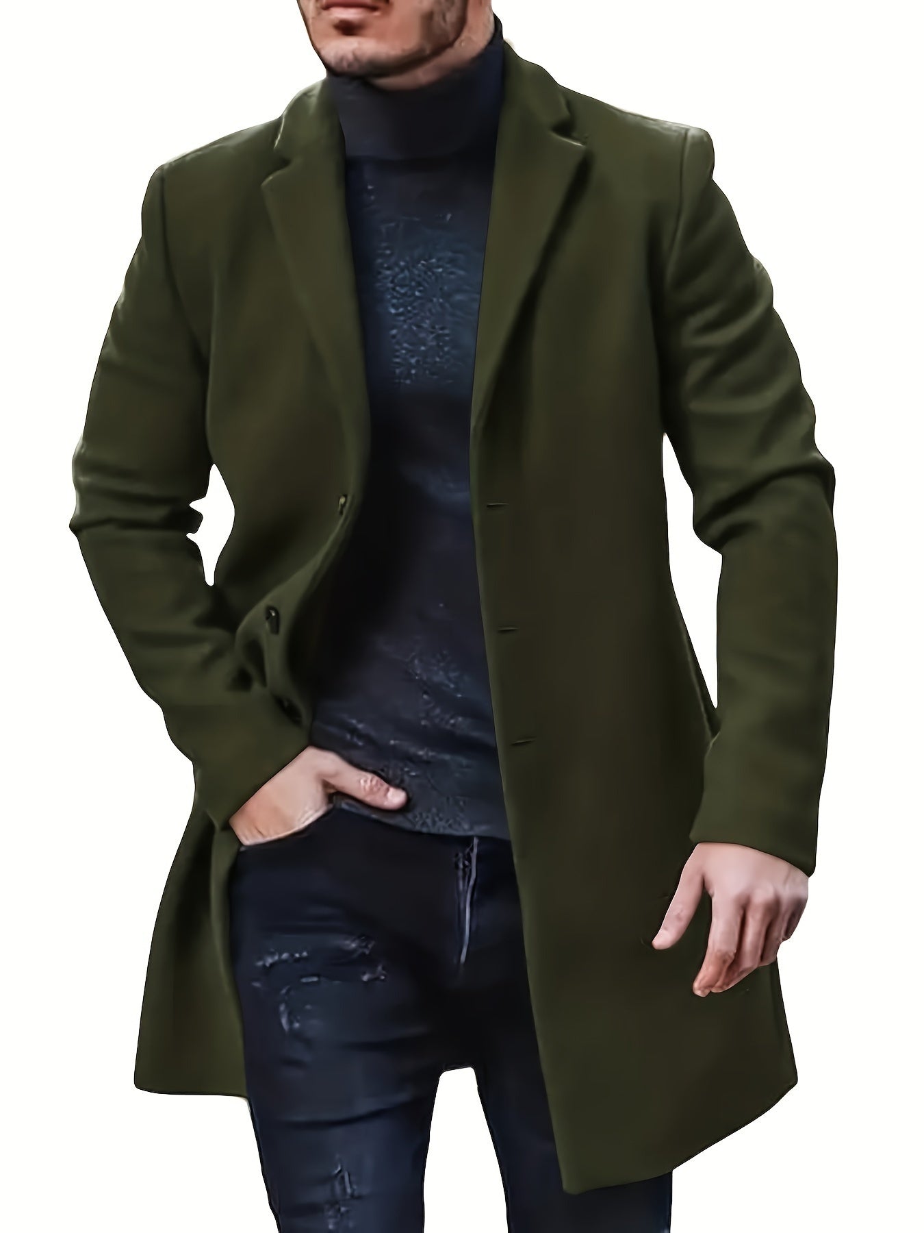 Men's Retro Trench Coat