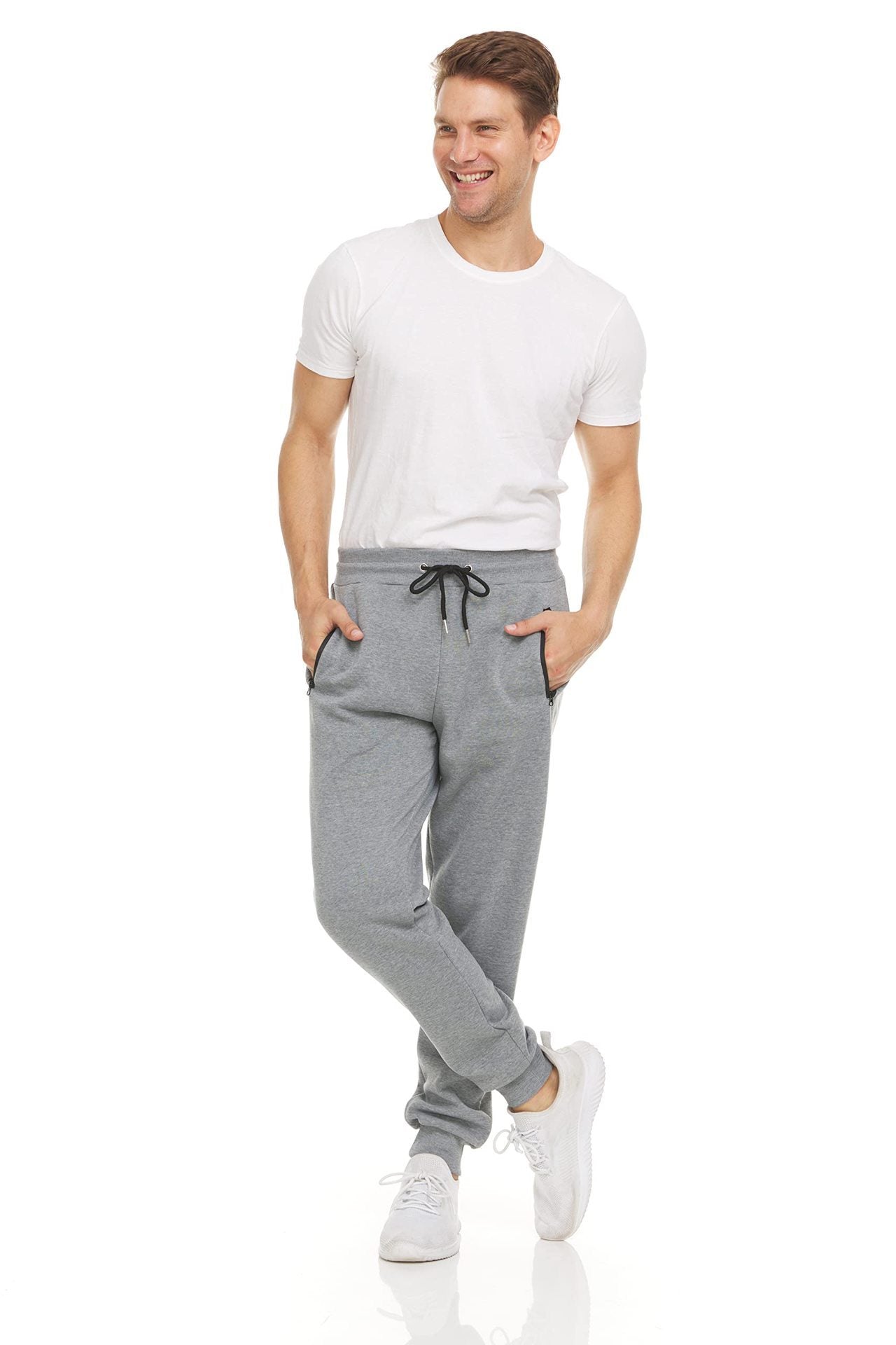 Sports Casual Zipper Ankle-tied Trousers