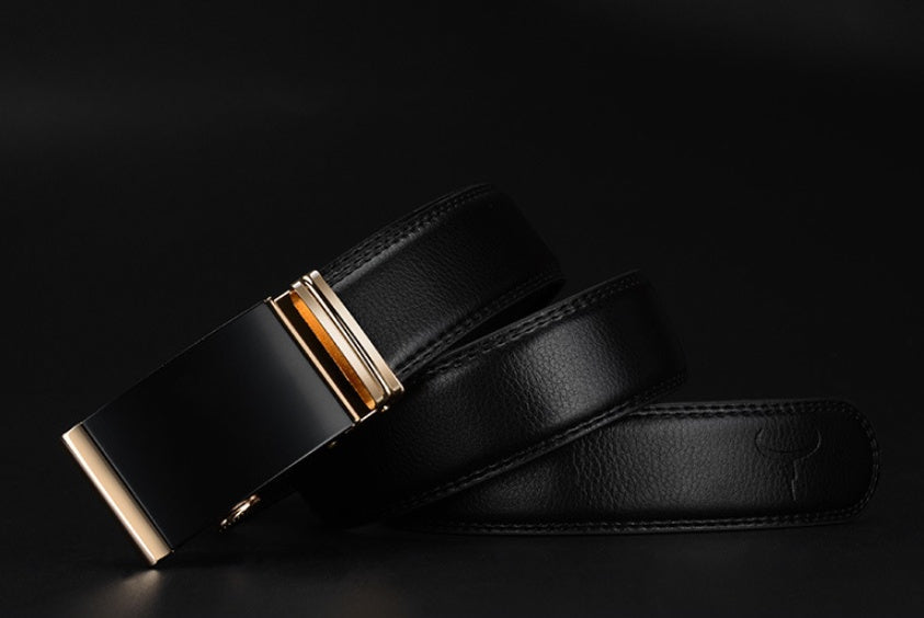 Male pin buckle belts