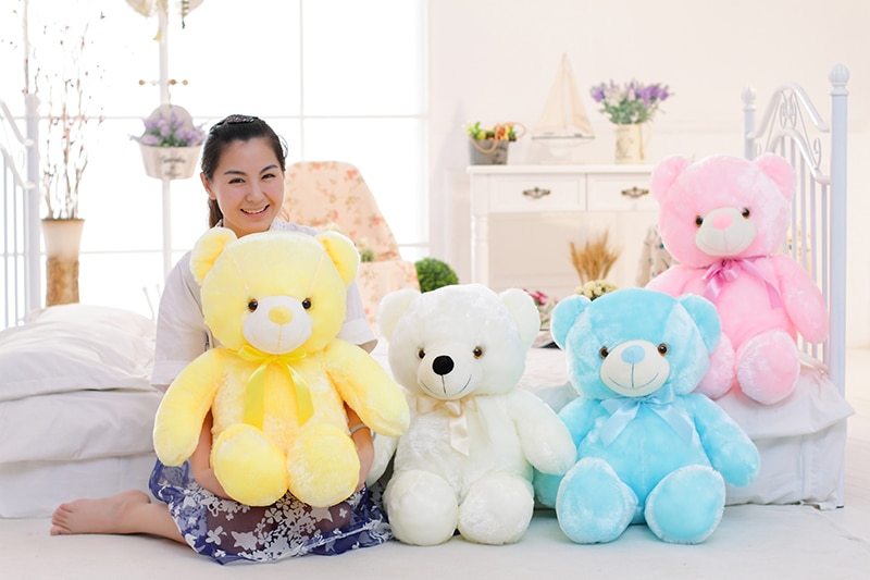 Light Up LED Teddy Bear Stuffed Animal