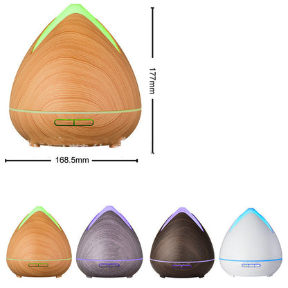 Holzmaserung Luftbefeuchter Ultraschall Buntes Nachtlicht