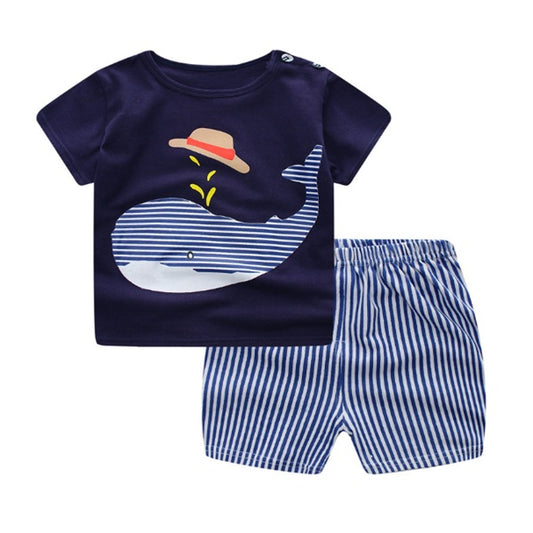 Cartoon Jungen Sommer Kleidung Sets