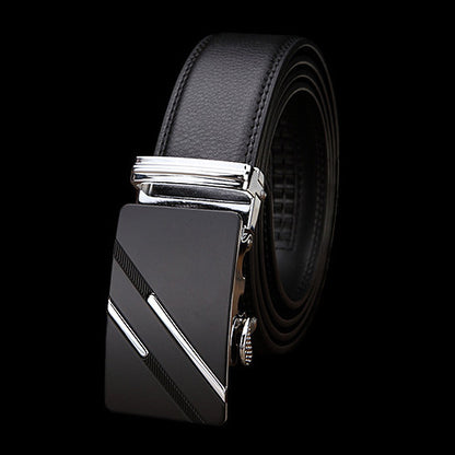 leather two-layer leather business belts