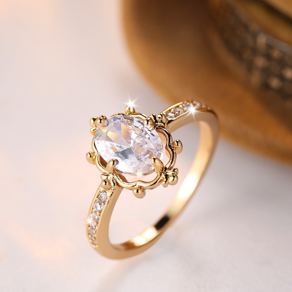 Elegant Zircon Ring