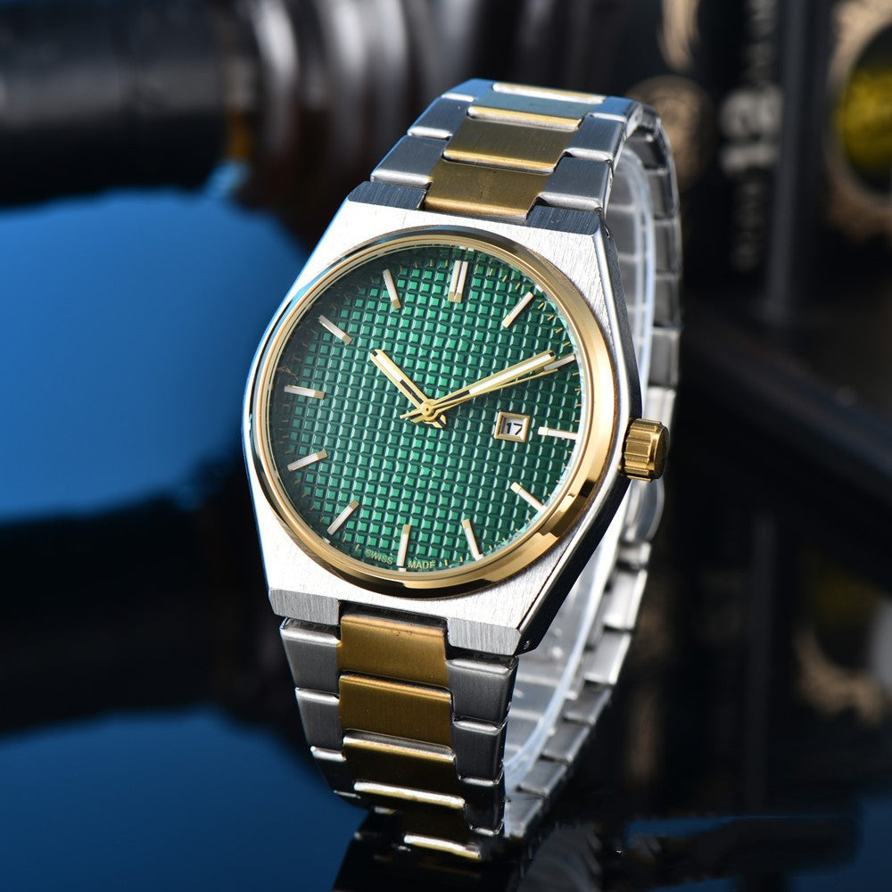 Business Casual Steel Belt Quartz Watches Men