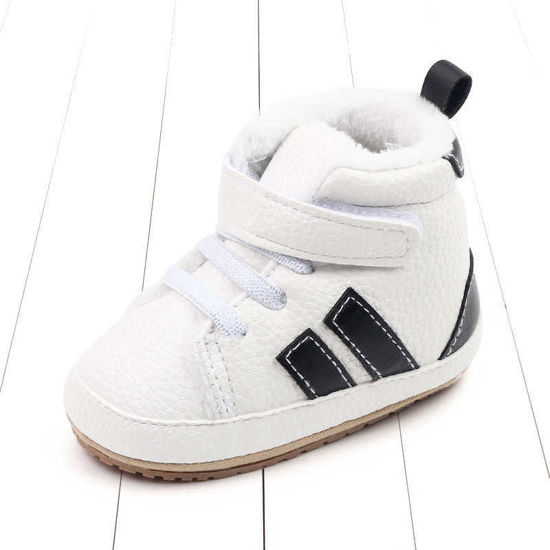 Sports Soft-sole Cotton Shoes High-top Baby Shoes Baby's Shoes