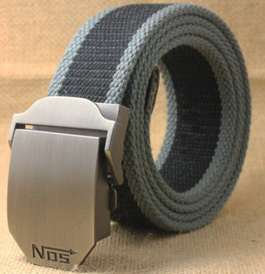 Canvas alloy buckle belts