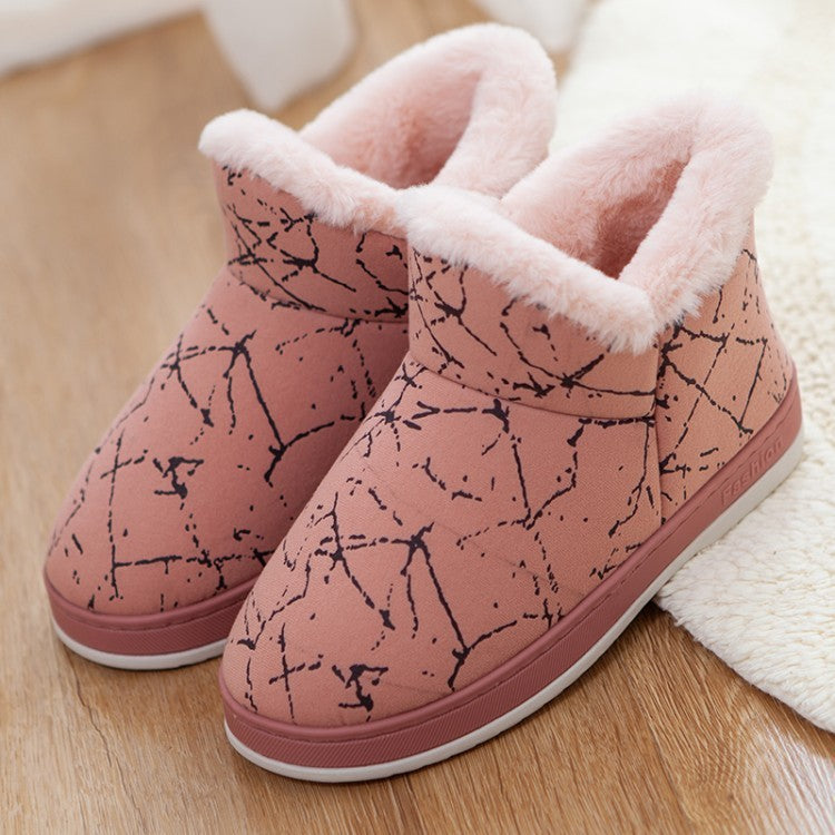 Cotton-padded Woolen Home Slipper