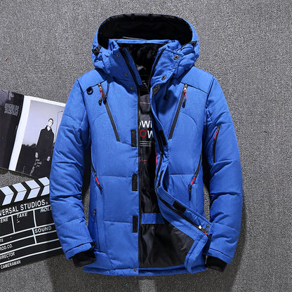 Winter Dicke Herren Jacke mit Kapuze