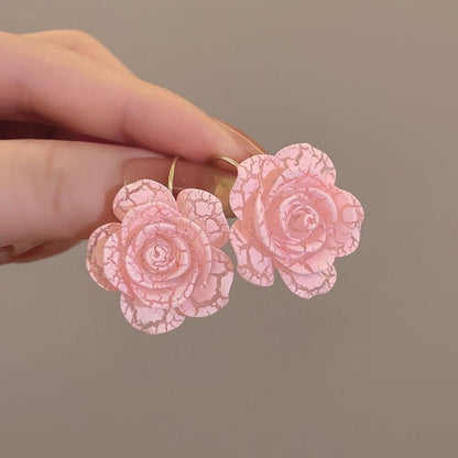 Resin Flower Earrings