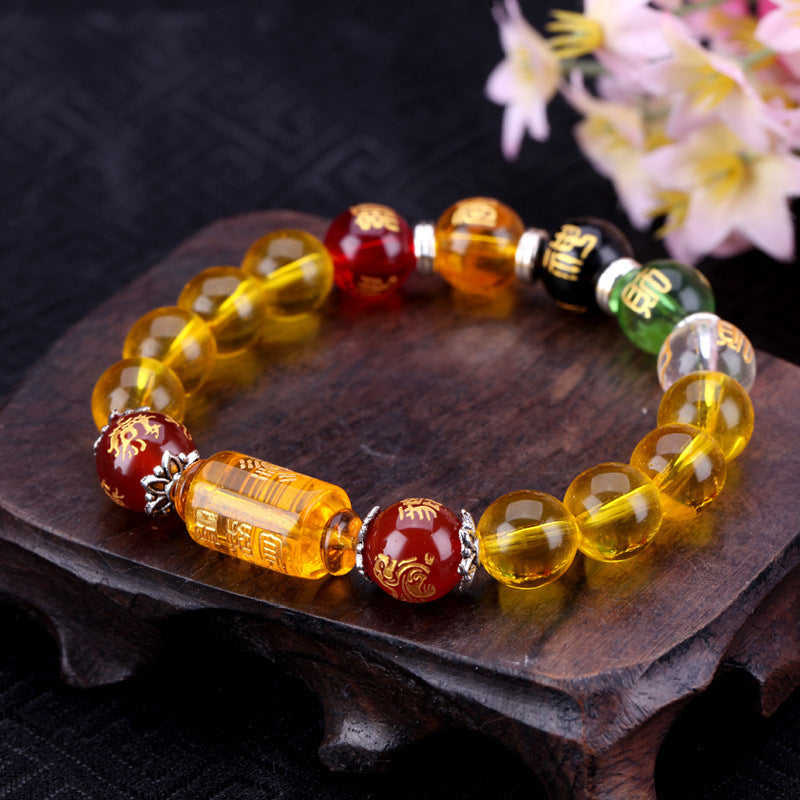 Men's And Women's Fashion Personalized Agate Bracelet