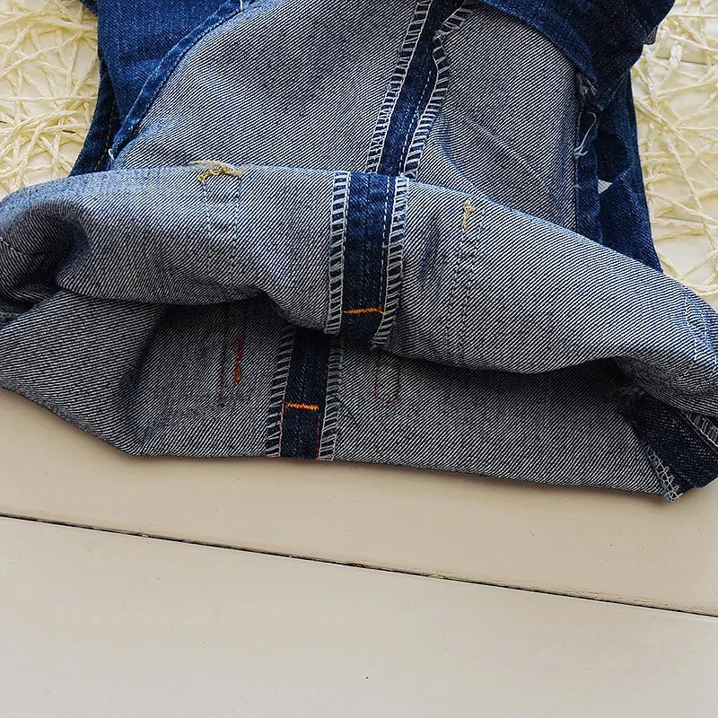 Toddler Boys' Denim Overalls Jeans Jumpsuit