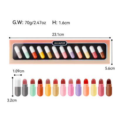 Capsule 12 Color Mini Lipstick Set