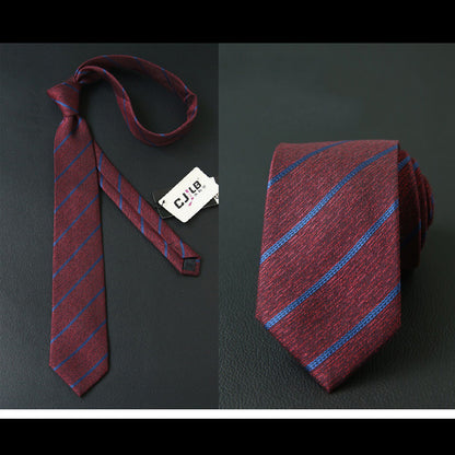 Male business striped retro suit ties