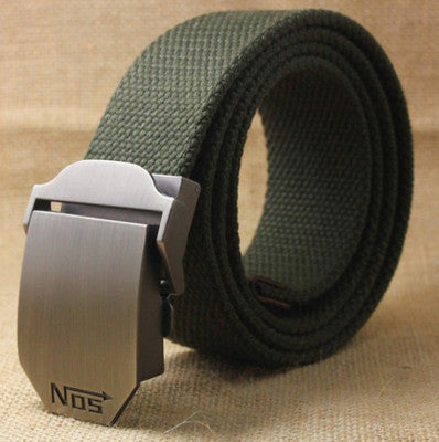 Canvas alloy buckle belts