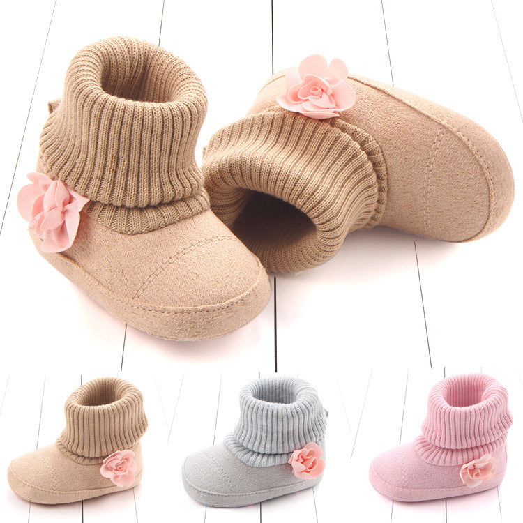 Three-color baby shoes fashion children's boots baby boots