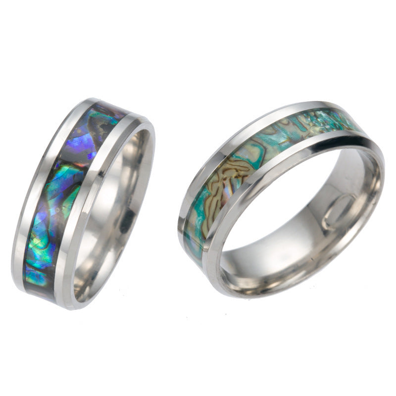 Steel color shell rings