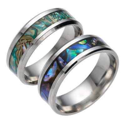 Steel color shell rings