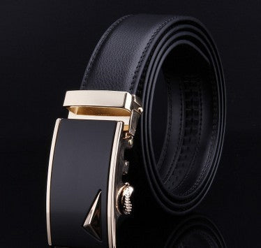 leather two-layer leather business belts