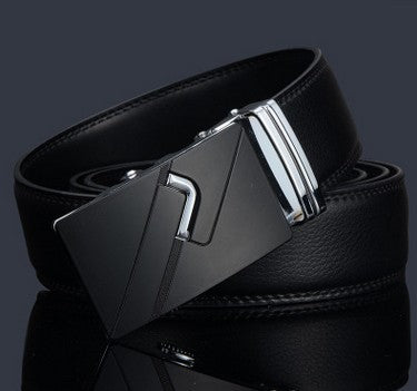 leather two-layer leather business belts