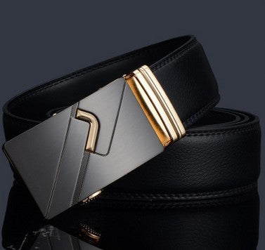 leather two-layer leather business belts