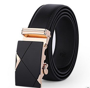 leather two-layer leather business belts