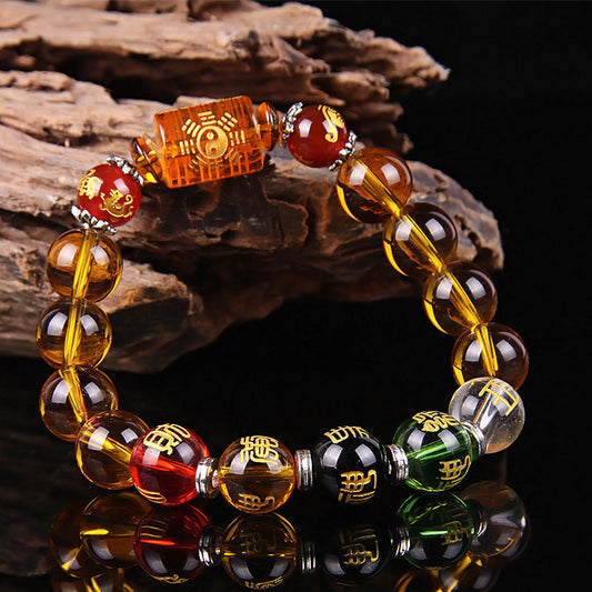 Men's And Women's Fashion Personalized Agate Bracelet