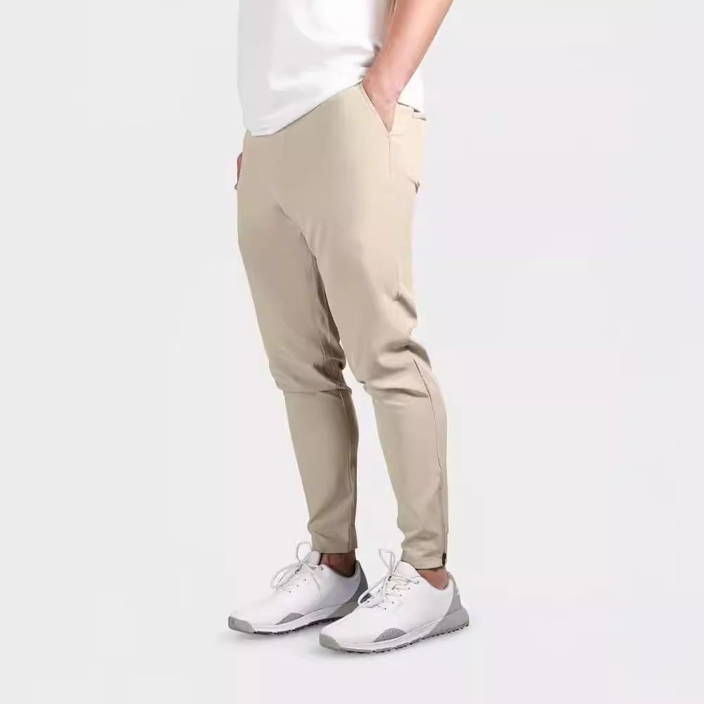 Tight Pocket Zipper Business Casual Daily Slim Fit Trousers