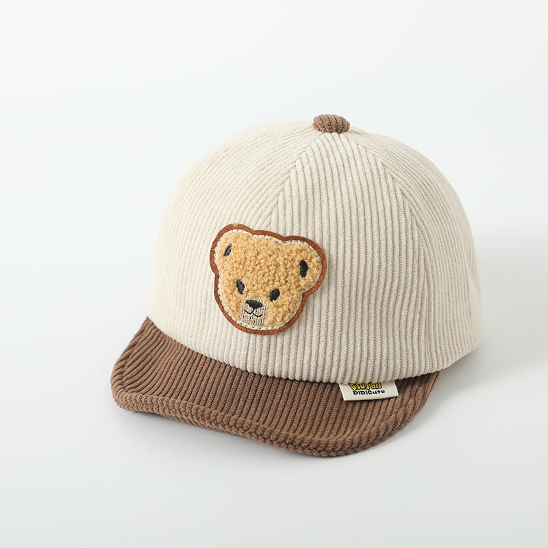 Children's bear cartoon hats