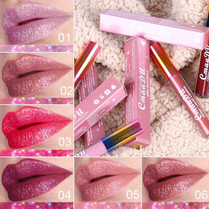 Symphony shiny matte metal lip gloss lipstick