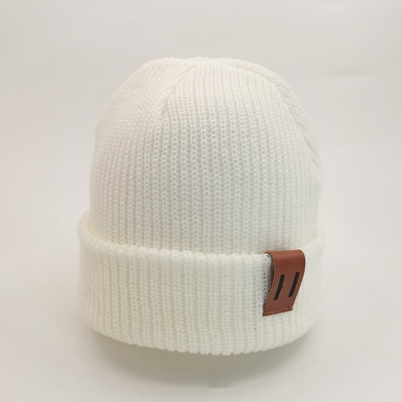 Pure color wild wool hat for men and women